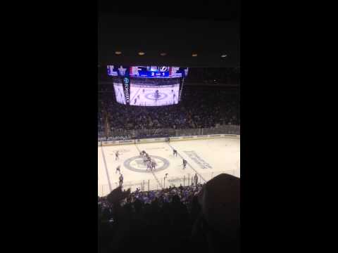 Dominic Moore Game Winning Goal Live Eastern Conference Final Game 1.