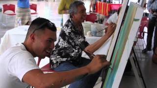 IFAM Red Star Rising Star Live Paint Event 2014 video