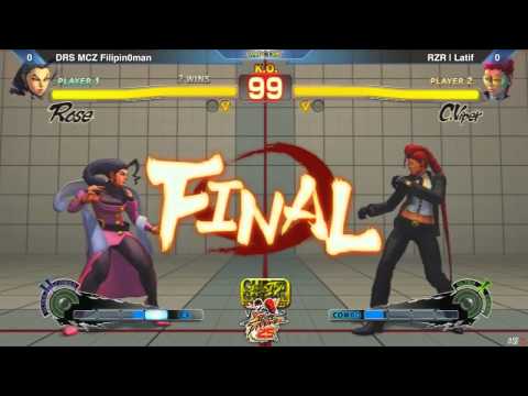 SSF4 AE2012 Top 8 - Latif (C.Viper ) vs Filipinoman (Rose)
