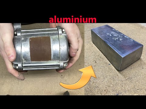 Motor Melt Down - Scrap Yard Salvage,aluminium -aluminum ingot casting