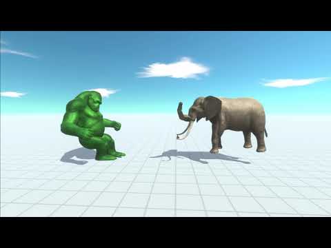 RAINBOW NEW GORO vs EVERY UNIT - Animal Revolt Battle Simulator