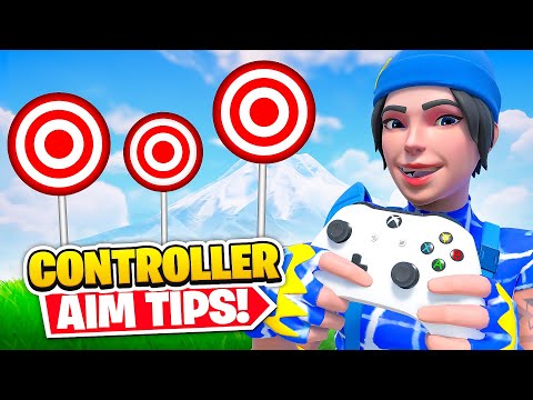 How To Get Good Aim On Controller! (Fortnite Controller Tips)