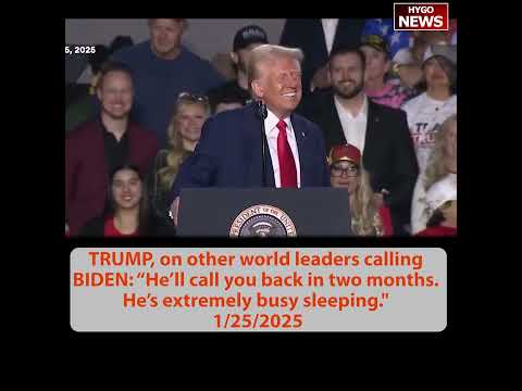 Trump stops by casino in Las Vegas； TRUMP： BIDEN’ll call back in two months extremely busy sleeping