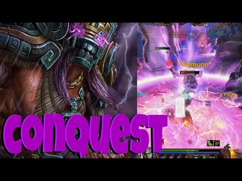 SMITE Conquest When it Rains, it Pours | Chaac Solo Gameplay