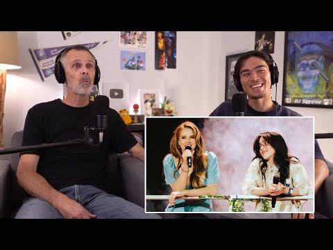 Dad Reacts to Billie & Lana Del Rey | Ocean Eyes & Video Games LIVE!