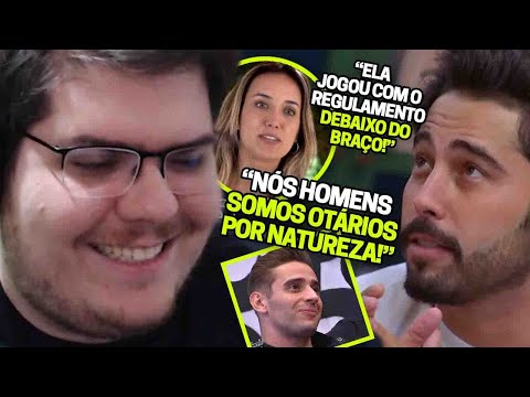 CASIMIRO REAGE: TÚNEL DO AMOR #4 FOFOCA ROLANDO SOLTA E BRIGA SOBRE O MACHISMO | Cortes do Casimito