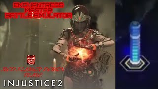Injustice 2 - Enchantress Master Battle Simulator Gameplay + Ending!!! (1080p - 60HZ)