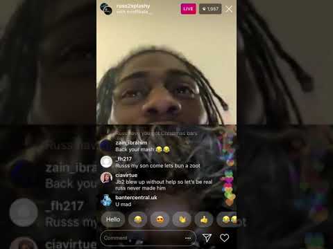 Russ & Mr Affiliate (J.B2) Squash Beef On Insta Live