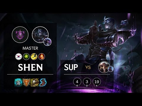 Shen Support vs Sett - KR Master Patch 10.11