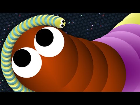SLITHER.IO - EPIC SLITHER.IO SNAKE GAMEPLAY - SONIC SKIN - RECORD