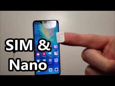 Huawei Mate 20 Pro SIM & Nano Memory Card How to Insert or Remove