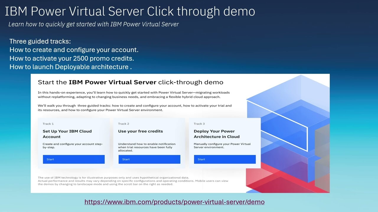 IBM Power Virtual Server Click through Demo