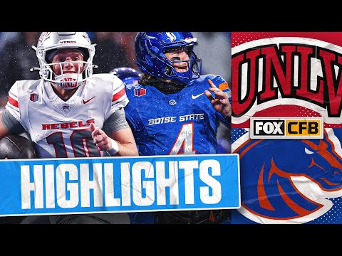 UNLV Rebels vs. Boise State Broncos Mountain West Championship Highlights | FOX College Football