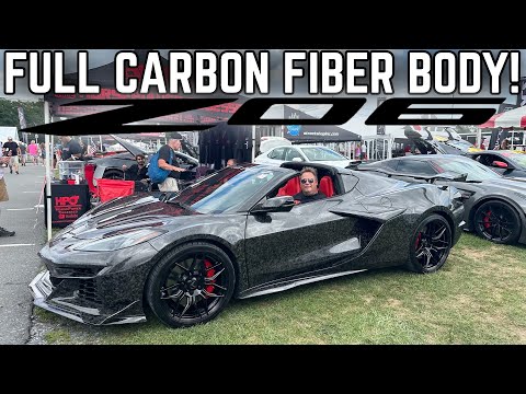 FULLY FORGED Carbon Fiber BODY for the C8 Corvette Z06! Corvettes At Carlisle!