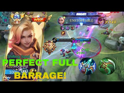 PERFECT FULL BARRAGE IXIA!| IXIA GAMEPLAY BY Honeyqt| IXIA GAMEPLAY| MOBILE LEGENDS BANG BANG