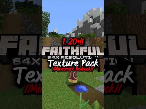 DG3000Gamer - Faithful texture pack 64x64 1.20+🌸 // Minecraft Bedrock // #shorts #viral #minecraft