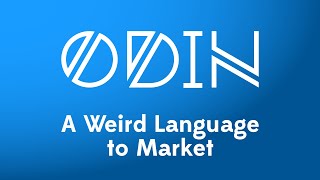Marketing the Odin Programming Language is Weird