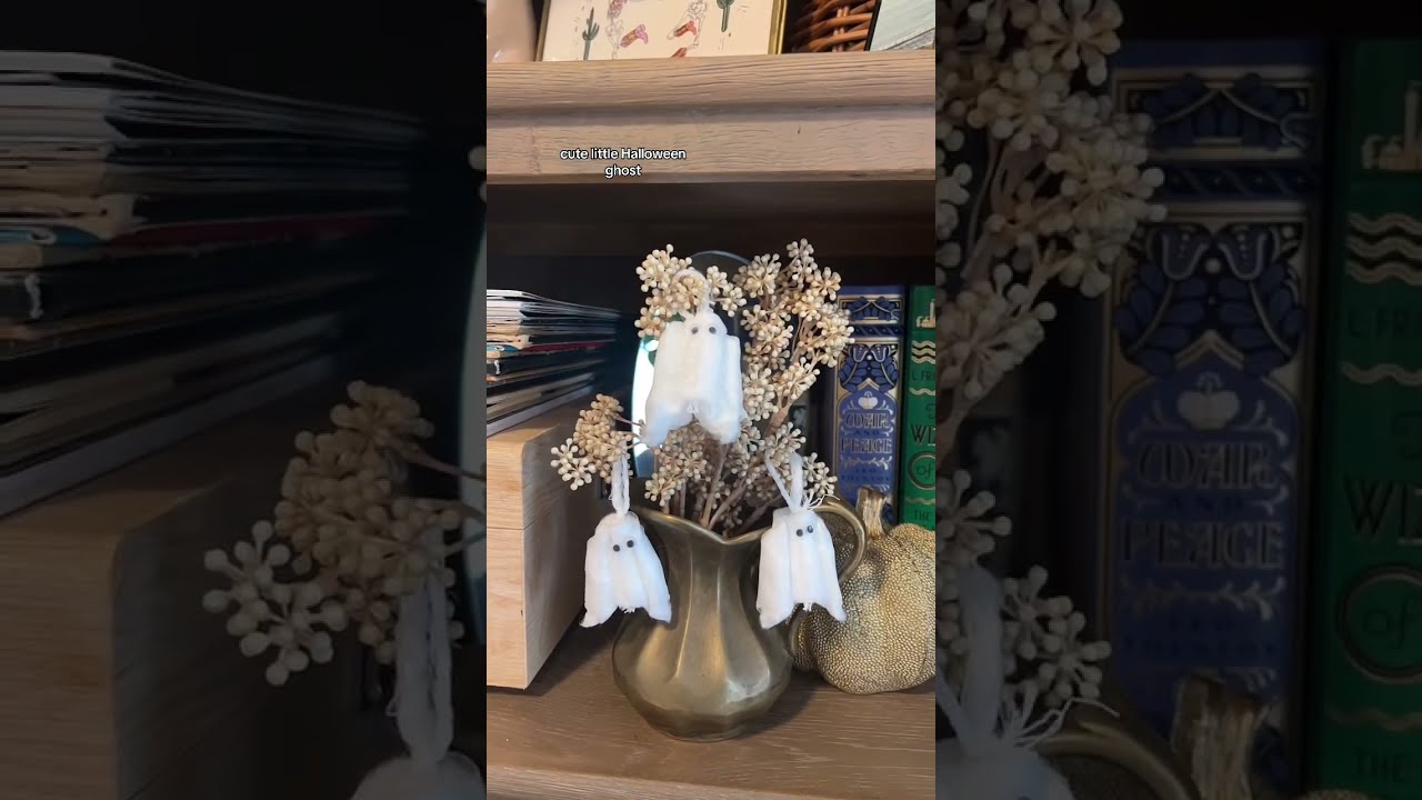 Halloween DIY: Googly-Eyed Tampon Ghosts 🎃👻