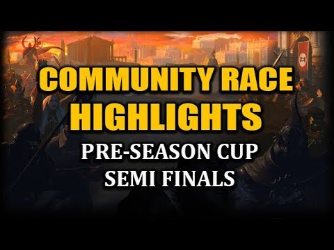PATH of EXILE COMMUNITY RACES: Pre-Season Cup - SEMI FINALS Highlights