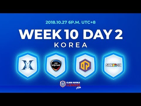 Clash Royale League Asia Season2 - Week 10 Day 2