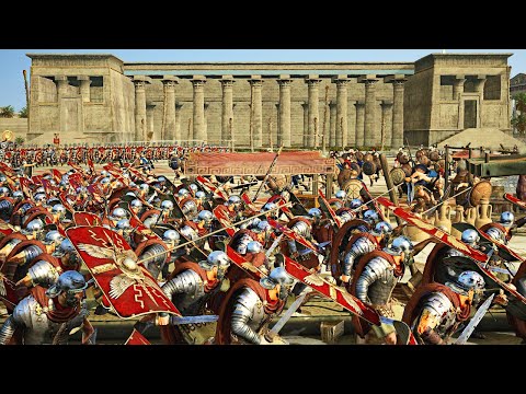 Siege of Alexandria! Roman Empire VS Egypt | 20,000 Units | Historical Cinematic Battle
