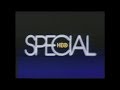 HBO Promos Bumpers 1981 Special Intro Jan 1982