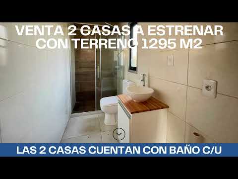 VMA2031 VENTA DE 2 CASAS CON TERRENO 1295 M2 EN BARRA DE PORTEZUELO