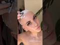 Young Lady Headshave With Razor To Smooth Bald Head Headshave Haircut Bald Transformation Hair