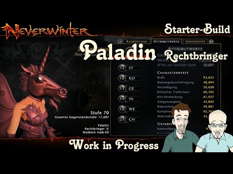 NEVERWINTER MOD16 - Starter-Build Paladin Rechtbringer - Work in Progress - Anfänger PS4 deutsch