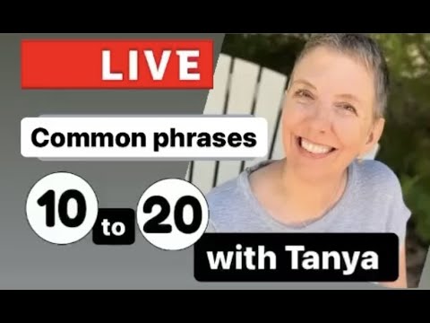 Ten to Twenty with Tanya - Listen and learn English