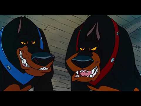 Oliver & Company - Roscoe and DeSoto the Dobermans