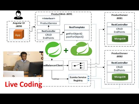 Microservices Design With Eureka Service Registry - A Step by Step Live Coding Course