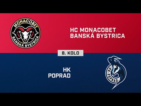8. kolo: HC MONACObet Banská Bystrica – HK Poprad 3:2 pp a sn (HIGHLIGHTY)
