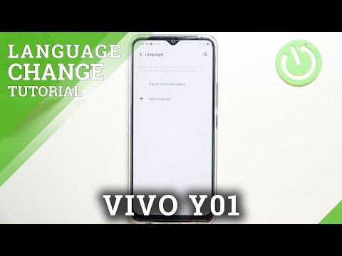 How to Change System Language on VIVO Y01 - Set Up Device Language