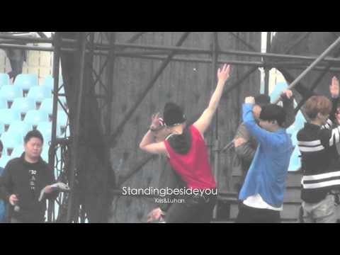 140420 Best of Best in Nanjing - Rehearsal WOLF Kris Luhan focus