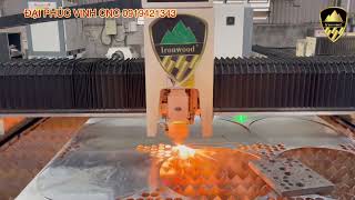 Combo laser cắt ống hộp tấm 3kw  Ironwoow bàn giao tại cty HG Bình Định