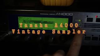 Video thumbnail for Vintage Sampler Review Yamaha A4000 by cfcreative