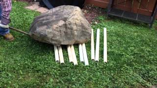How To Move a Small Boulder by Yourself