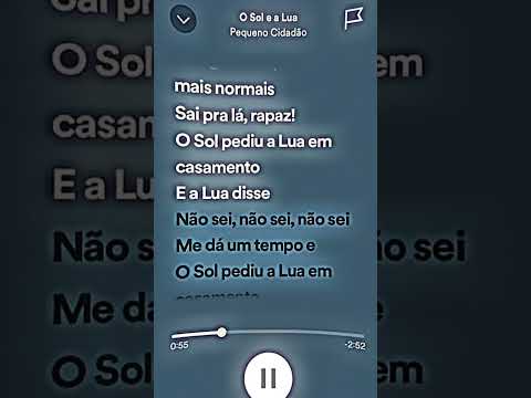 O sol e a Lua lyrics || #songlyrics #capcut #songs