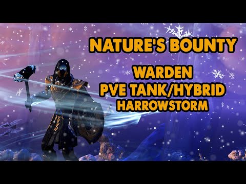 ESO - Nature's Bounty - Warden PVE Tank/Hybrid DPS Build?! - (Harrowstorm)
