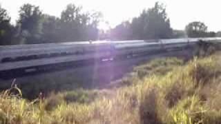 preview picture of video 'Amtrak NB along side Old Lake Alfred Road near Auburndale, F'