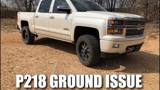 2014 - 2018 Chevy Silverado or GMC Sierra Electrical Issues (G218 Ground)