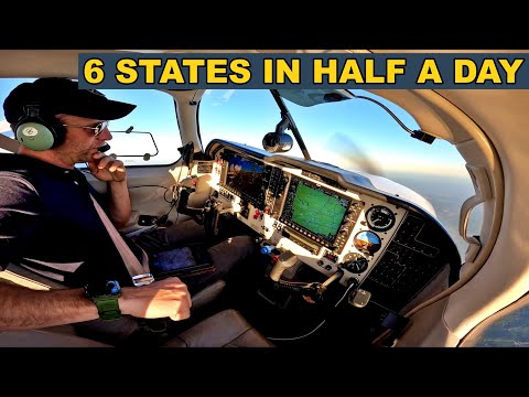 Mooney M20R Ovation 1500nm Cross Country Flight from CO to FL