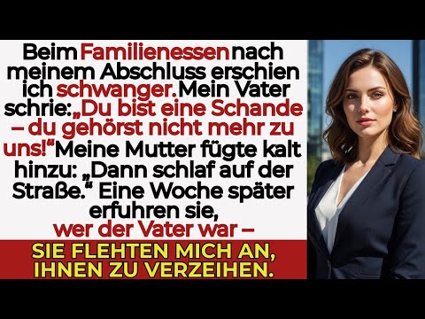 Beim Familienessen sagten meine Eltern: „Du gehörst nicht mehr hierher“ – ich war obdachlos