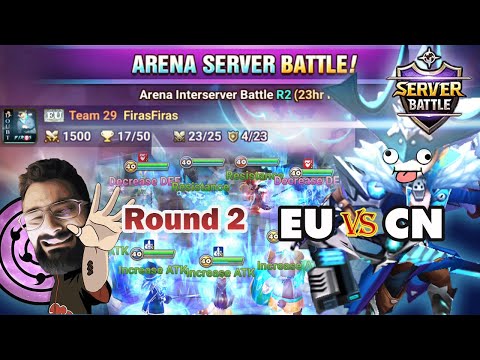 Interserver Arena S2 Round 2 : EU VS CHINA | SUMMONERS WAR