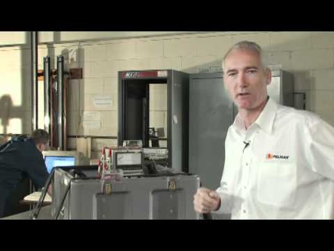 Teste de vibração da caixa Pelican - Produtos Pelican