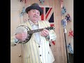 George Formby song Dan the Dairy Man performed by Derek Herbert with his ukulele banjp