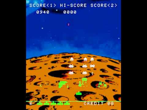 Arcade Game: Space Invaders (1978 Midway/Taito) [w/bkgrd. playfield]