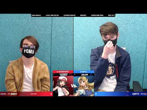 URSA MINOR 4 - Emdy (Pokémon Trainer) Vs. Zefty (Zelda) - Losers Semis - SSBU