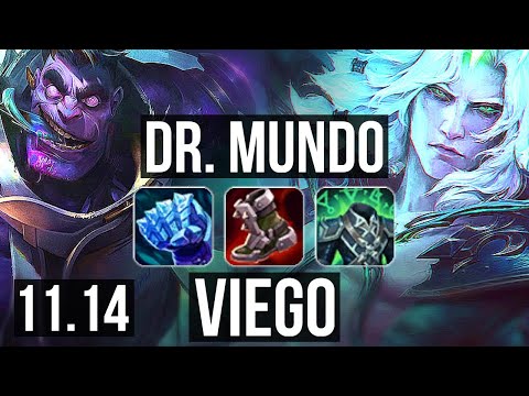 DR. MUNDO vs VIEGO (JUNGLE) | Rank 5, 9/1/3 | KR Challenger | v11.14